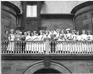 Dundee: Graduating Nurses on balcony