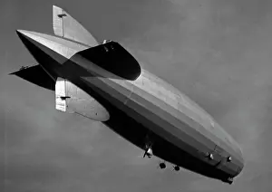 Tailfin: Graf Zeppelin airship in flight