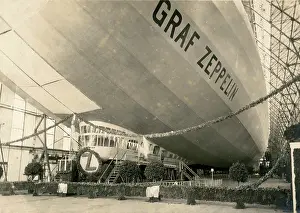 Hanger: Graf Zeppelin in a hanger in Germany
