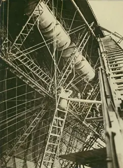 The Graf Zeppelin II LZ 130 during construction