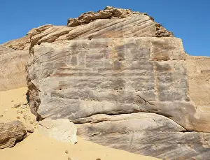 Frond: Graffiti, Gebel el-Silsila, Egypt