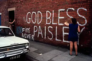 Fitt: Graffiti on a wall in Northern Ireland