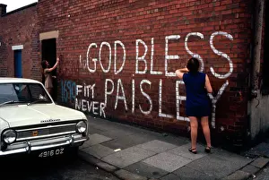 Fitt: Graffiti on a wall in Northern Ireland