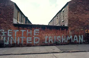 Irishman: Graffiti on a wall, Northern Ireland