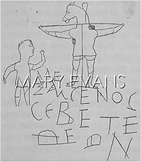 Graffito: GRAFFITO OF CRUCIFIXION