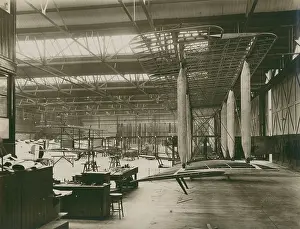 Grahame: Grahame-White E 4 The Ganymede during construction