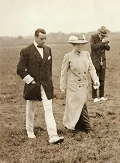 Sponsored: Grahame-White and Lady Northcliffe at Hendon