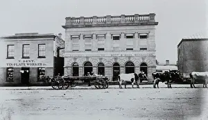 Oxwagons: Grahamstown: Bathurst Street ca. 1868 (West)