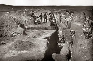 Grahamstown: Grahamstown gold mining Company, South Africa, circa 1888