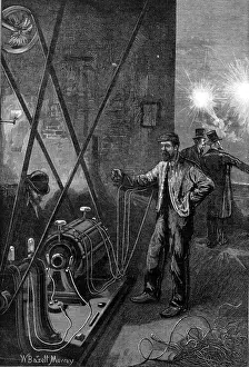 Electroplating: Gramme's dynamo-electrical machine