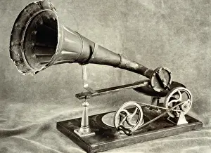 Gramophones: Gramophone, circa 1900