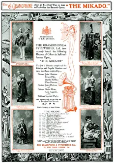 Mikado: Gramophone Company, Gilbert and Sullivan records