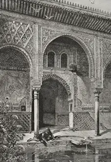 Alhambra: Granada, Andalusia, Spain. The Alhambra. Comares