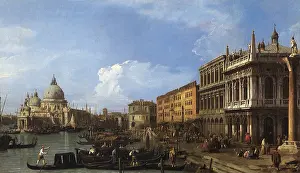 Bustle: The Grand Canal from the Piazzetta, by Canaletto
