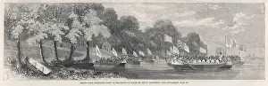 Hudsons: Grand canoe reception on the St Lawrence River