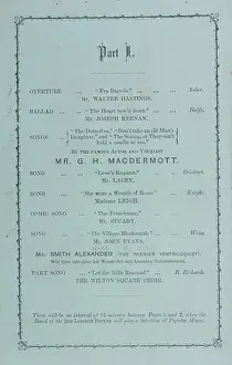 Playbill: Grand Evening Concert