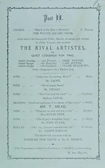 Playbill: Grand Evening Concert
