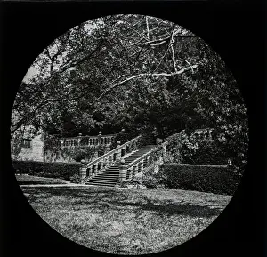 Alex Lambert Lantern Slide Collection: Grand garden stairs