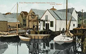 Wharves: Grand Manan Island, Canada