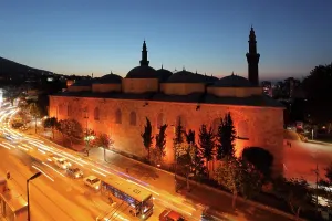 Floodlight: Grand Mosque, Bursa, Turkey