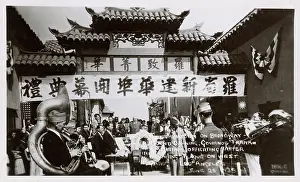 Merriam: Grand opening of Chinatown, Broadway, Los Angeles, USA