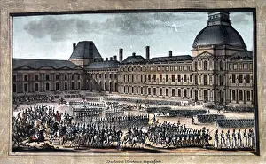 Consul: Grand parade of French troops in front of First