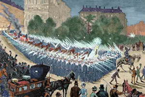 Edison: Grand procession to the electric light in New York, 1884. US