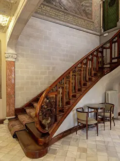 Font: Grand staircase, Casa Alegre de Sagrera, Terrassa, Catalonia
