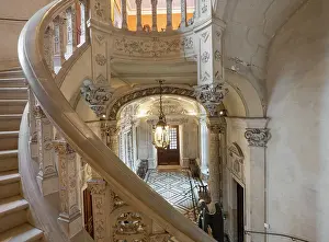 Banister: Grand staircase, Chateau du Lude, Lude