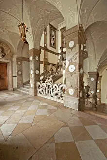 Staircases: Grand staircase in the Mirabell Palace. About