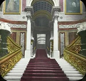 Rejoicing: Grand staircase, Windsor Castle, Windsor, Berkshire