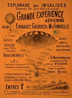 Heures: Grande experience aerienne par MM Thibault, Gourier & W. de