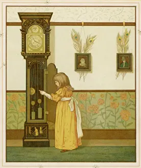 C1883: Grandfather Clock - circa 1883