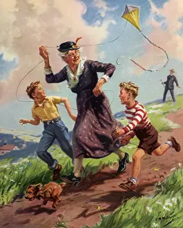 Grandchildren: Grandma's Flying High