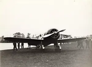 Granville: The Granville R-6H, NR14307, QED, during engine tests