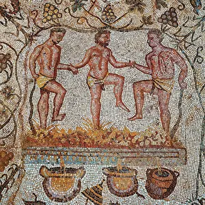 Treading: Grape treading