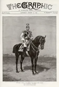 Graphic Front Cover 1895 Our Imperial Visitor