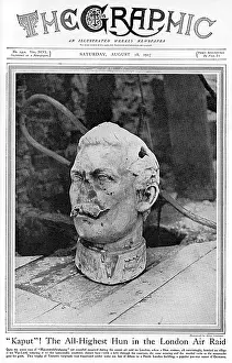 Dislodged: Graphic cover featuring damaged statue of the Kaiser
