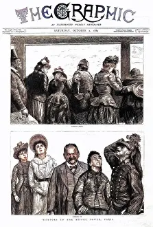 Renouard: Graphic front cover - Visitors to the Eiffel Tower