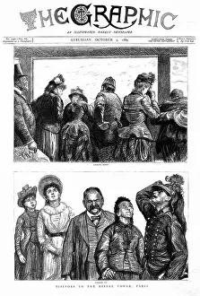 Renouard: Graphic front cover - Visitors to the Eiffel Tower
