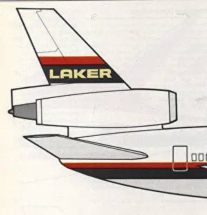 Laker: Graphic logo for Laker Airways