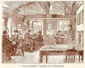 Electro: The Graphic - school for engravers 1881