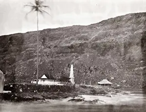 Grave of Captain James Cook, British explorer, Hawaii