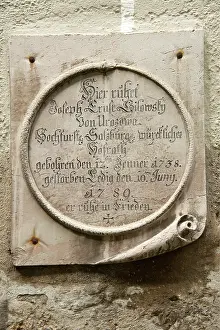 Illuminati: Grave plate (1789) of the Illuminati Jos. Ernst