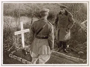 Cousins: Grave of Prince Maurice of Battenberg 1918