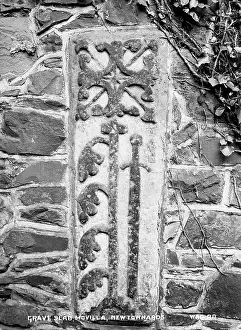 Slab: Grave Slab, Movilla, Newtownards