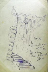 Sorrel: Grave to An Unknown Hero in the Trenches - Ypres