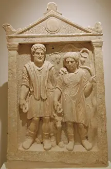 Boot: Gravestone of Sosas and Nostimos. Greece