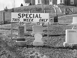 Bargain: Gravestones - burial - death - retail