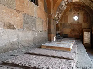 Gravestone: Gravestones, St Gayane Monastery, Monastery of Etchmiadzin, Vagharshapat, Armenia